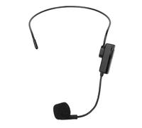 Zhjvihx Micrófono Inalámbrico 2.4G de Diadema, Auricular con Micrófono de Largo Alcance Plug and Play for Instructor de Fitness Profesor Guía