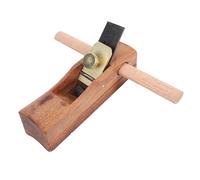 Zhjvihx Mini Cepilladora de Madera, Cepilladora Manual para Carpintería con Hoja de Acero para Herramientas, Cuerpo de Palisandro Rojo para Recortar Manualidades, Profundidad de Corte
