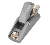 Zhjvihx Mini Cepillo de Madera, Cepillo de Mano de Banco de Alisado Ajustable para Carpintería y Recorte, de Mano de Fondo Plano de ángulo bajo de Latón de Aleación de Aluminio