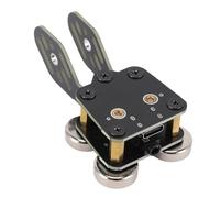 Zhjvihx Mini Llave Morse Radio Ham Enviar Telegrama Tecla de Código Morse de Doble Paleta con Base Magnética Puerto Jack Tipo C de 3,5 Mm para Teléfono Inteligente Computadora