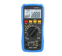 Zhjvihx Multímetro Digital Megóhmetro, Probador de Resistencia de Aislamiento 50 GΩ Voltaje CA CC 2500 V, Batería Recargable con Retroiluminación de Rango Automático para Electricista, (SK-505B)