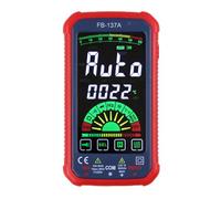 Zhjvihx Multímetro Digital, Rango Automático 6000 Cuentas Probador de Voltaje RMS Verdadero Pantalla Táctil Pantalla LCD, Detección NCV, Retención de Datos, Luz LED, USB C Recargable