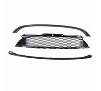 Zhjvihx Parrilla de Parachoques Delantero, Parrilla Central de capó de PP ABS Negro Brillante, de Parachoques Central con Marcos para R55 R56 R57 R58 R59 S JCW 2007 2015