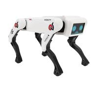 Zhjvihx Perro Robot Inteligente, Juguete Stem Programable con IA, Control por Voz, Efectos de Luz y Música, Control Remoto Bluetooth, Programación de Acciones Interactivas, para Niños y