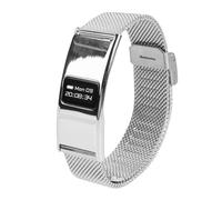 Zhjvihx Pulsera de Salud Inteligente, Rastreador de Ejercicios Bluetooth 5.3 con Detección de Sueño, 2,8 Mm Delgado IPX8 Resistente Al Agua, Múltiples Modos Deportivos, Seguimiento del (Silver)