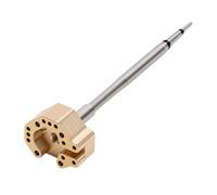 Zhjvihx Punta de Soldador de Joystick con Adaptador C245, para Estación Pinecil JBC T245, Punta de Cobre de Múltiples Orificios para Elite V1, Elite 2, Serie S/X, Controlador NS Switch Pro