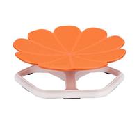 Zhjvihx Silla Giratoria para Niños con Forma de Flor, Asiento Giratorio de 220 Libras de Capacidad con Base Antideslizante, para Niños Autistas de 3 a 5 Años, Juego Sensorial con TDAH