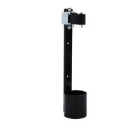 Zhjvihx Soporte para Bastón, Soporte para Bastón de Acero Inoxidable para Scooters y Andadores de Movilidad con Ranura Segura y Orificios de Drenaje, Se Adapta a Bastones de 1 a 1,7