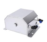 Zhjvihx Tanque de Depósito de Refrigerante, Tanque de Desbordamiento de Refrigerante de Radiador de Aleación de Aluminio de 1 Litro de Capacidad con Ajuste Universal, para Reemplazo del