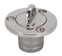 Zhjvihx Tapón de Drenaje de Garboard, Puerto de Drenaje Redondo de Acero Inoxidable de 25 Mm para Barco, Sello de Junta Tórica Impermeabilizante, Tapón Extraíble, Superficie Pulida con