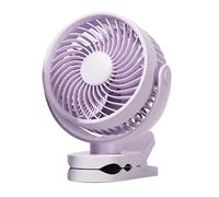 Zhjvihx Ventilador con Clip Recargable, Ventilador de Escritorio USB con Rotación de 360°, de Refrigeración Personal Portátil con Abrazadera Resistente, para Oficina, (151,6x128,4x177,5mm)