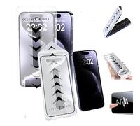 ZHKVAG Evo Tech for iPhone Invisible Artifact Screen Protector, Evotech Protection Ecran, HD Anti-Peep Privacy Screen Protector Silk Screen Bubble-Free Room Tempered Film for iPhone (2mix,15)