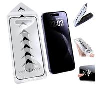 ZHKVAG For iPhone Invisible Artifact Screen Protector, Protection Ecran, HD Anti-Peep Privacy Screen Protector Silk Screen Bubble-Free Room Tempered Film for iPhone (Privacy,15)