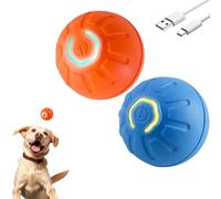 ZHKVAG Shaky Ball Toy for Dogs, Shaky Ball for Dogs, Automatic Moving Dog Toy Ball, Shaking Dog Ball,Interactive Dog Ball for/Small/Medium/Large Dogs|USB Rechargeable (Type B,2Mix)