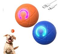 ZHKVAG Shaky Ball Toy for Dogs, Shaky Ball for Dogs, Automatic Moving Dog Toy Ball, Shaking Dog Ball,Interactive Dog Ball for/Small/Medium/Large Dogs|USB Rechargeable (Type C,2Mix)