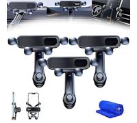 ZHKVAG Sofenthiss Rotatable Car Phone Holder, 3Pcs, Negro, Montura de teléfono para coche, Compatible con smartphones, Montura, Vent, 360° Rotatable and Retractable