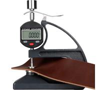 ZhlCrioxenic Calibre De Espesor Digital, MicróMetro ElectróNico Medidor De Espesor, De Papel 0-12.7mm, Rango De MedicióN (0.001mm), para Cuero Papel Telas Cable Desktop