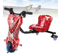 ZhlCrioxenic Triciclo A BateríA Drift Trike, 100 Kg Capacidad De Carga Triciclo, Rueda Trasera con Luz Triciclos Juguetes, Crazy Cart Drifter para A Partir De 8 AñOs 6.5IN-H