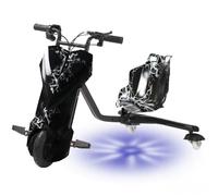 ZhlCrioxenic Triciclo A BateríA Drift Trike, Ruedas para NiñOs, Patinete De Deriva Infantil, con 5 Tipos De Longitudes Ajustables, Soporta hasta 100 Kg, VehíCulo EléCrico Desde 8 AñOs 8IN-F