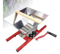 ZhlCrioxenic Trituradora De Frutas Y Manzanas, Trituradora Manual De 7 litros, Picador Moledor De Bayas, No Requiere Electricidad, para ElaboracióN Vino Sidra Grape Crusher Apples Red
