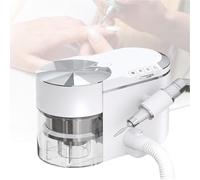 ZHLINGQ Aspirador De Polvo para Uñas, Taladro Y Aspirador De Polvo Profesional 2 En 1, Lima De Uñas Eléctrica De 35 000 RPM, Bajo Nivel De Ruido Y Potente Succión, Manicura, Pedicura Y Arte