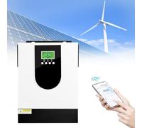 ZHLINGQ Inversor Solar Híbrido De 3000 W, 24 V CC a 230 V Ca, Inversor De Onda Sinusoidal Pura con Controlador De Carga Solar De 80 A, Funciona con Batería De Plomo-ácido/Litio De 24 V