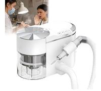 ZHLINGQ Taladro De Uñas Profesional Y Colector De Polvo 2 En 1, Pulidor De Uñas Portátil De 35 000 RPM con Perilla De Control De Velocidad Continua, ≤68 Db De Bajo Ruido, para Salones De Manicura