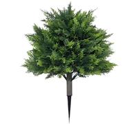 Zhliuqo Arbustos Artificiales para Exteriores - 60 cm Planta Simulada con Tutores,con Estaca para Maceta Primavera Porche Boda Patio Trasero Jardín,para Patio Jardín Maceta Primavera Porche Boda Casa