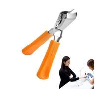 Zhliuqo Caquillas de uñas inclinadas, cortaíneas curvas de uñas - Cortador ergonómico para la uña - No hay un recortador de para hombres y mujeres, la mandíbula ancha con la uña y las cortinas de