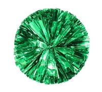 Zhliuqo Pomos de porristas, Poms de porristas - Gran animador de animadores para niños - Accesorios de con Anillos amigables con los Dedos, 30 cm/11.8 Pulgadas Foil Sport Team Spirit Alementos para