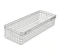 Zhliuqo Porta Cubiertos | Organizador de Acero Inoxidable Compacto,Cesta metálica para Utensilios de Camping,para Encimera de Cocina en Casa, Senderismo, Excursiones, Picnic,