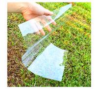 ZHluja 8 hojas de 0,19 mm de acetato de mylar de 305 x 610 mm, lámina transparente de PET en blanco para Cricut, Silhouette, material de plantilla de manualidades