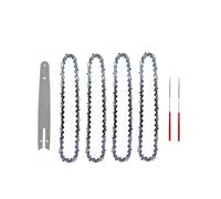 ZHLWei Barra guía de motosierra de 8 pulgadas y juego de cadena de sierra, 45 eslabones de transmisión, sierra eléctrica de 1/4 pulgadas P for sierra eléctrica sin escobillas, cadena de repuesto for c