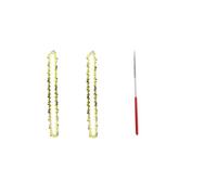 ZHLWei Barra guía de motosierra de 8 pulgadas y juego de cadena de sierra, 45 eslabones de transmisión, sierra eléctrica de 1/4 pulgadas P for sierra eléctrica sin escobillas, cadena de repuesto for c