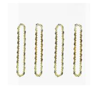 ZHLWei Mini motosierra de 8 pulgadas, hoja de paso de 1/4 ", guía de cadena de calibre de 043" for cortar madera, 45 eslabones de transmisión, pieza de repuesto de motosierra, 1/2/4 Uds.