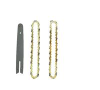 ZHLWei Mini motosierra de 8 pulgadas, hoja de paso de 1/4 ", guía de cadena de calibre de 043" for cortar madera, 45 eslabones de transmisión, pieza de repuesto de motosierra, 1/2/4 Uds.