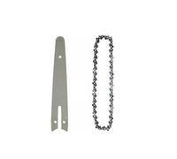 ZHLWei Motosierras eléctricas, placa guía de cadenas, Mini cadena de motosierra de acero, herramientas de jardín, juego de repuesto de hoja de accesorios de 4 pulgadas y 6 pulgadas