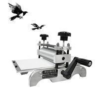 ZHNANDAMAI Máquina de Grabado Manual, Prensa de Grabado Profesional con Altura de Rodillo Ajustable, Impresión Clara y Uniforme, Área de Impresión de 31 x 17 cm, Ideal para Huecograbado, Relieve