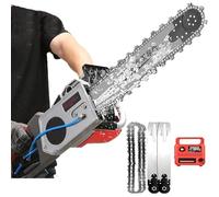 ZHNANDAMAI Motosierra de Mano para Cortar Muros, Motosierra Eléctrica para Hormigón de 6000 RPM, Sierra Eléctrica de Cadena, con Profundidad de Corte de 35/48 cm, para Granito, Hormigón y Piedra