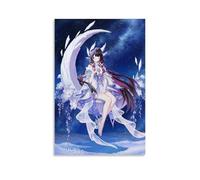ZHNGYJNDE Genshin Impact Columbina Game Character Art Poster Pintura Decorativa Lienzo Arte de Pared Salón Póster Dormitorio Pintura 30 x 45 cm (30 x 45 cm)