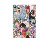 ZHNGYJNDE YuYu Hakusho Anime Póster de Arte de Personajes Completo Pintura Decorativa Lienzo Arte de Pared Salón Póster Dormitorio Pintura 20 x 30 Pulgadas (50 x 75 cm)