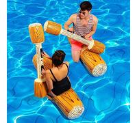 ZHODADA Flotadores Piscina para Adultos Juego Piscina, 2 Unids Set Inflable Flotante Juguetes de Fila Inflable Flotante Juegos de Deportes Acuáticos Balsas de Registro para Flotar Juguetes