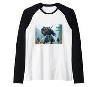 Zhong Kui, dios cazador de demonios de la mitología china Camiseta Manga Raglan