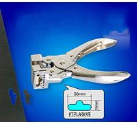 ZHONGJIUYUAN Agujeros colgantes en forma de T perforadores de forma de mariposa perforadores manual de tarjeta de PVC y ranura para tarjeta de identificación