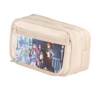 Zhongkaihua 02/Zero Two - Estuche para lápices de anime con impresión de anime, adorable bolsa organizadora de papelería, gran capacidad, múltiples compartimentos para la escuela y la oficina, para