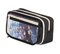 Zhongkaihua 02/Zero Two - Estuche para lápices de anime con impresión de anime, adorable bolsa organizadora de papelería, gran capacidad, múltiples compartimentos para la escuela y la oficina, para