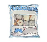 Zhongkaihua 1 bolsa de almohada de animal Kawaii Bear Animal Mini Snack almohada para adolescentes