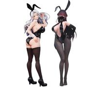 Zhongkaihua 2 figuras de anime, bella niña, Konata y Beatrice, conejita, 22 cm, posición de pie, PVC, estatua, modelo, adornos de escritorio