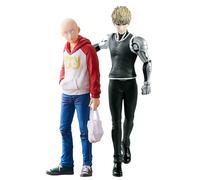 Zhongkaihua 2 figuras de One Punch Man Genos, estatua de acción de Saitama, figura de anime, modelo de PVC, adornos de escritorio coleccionables
