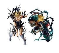 Zhongkaihua 2 piezas Figura de acción de anime MHA de Midoriya Izuku y Toga Himiko, estatua de batalla MHA versión modelo 14/16 cm regalos de decoración